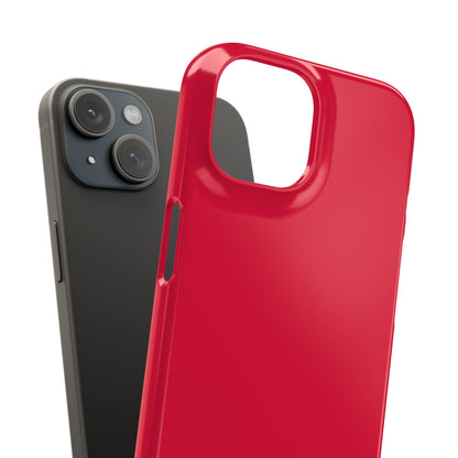 Crimson iPhone 15 - Slim Phone Case