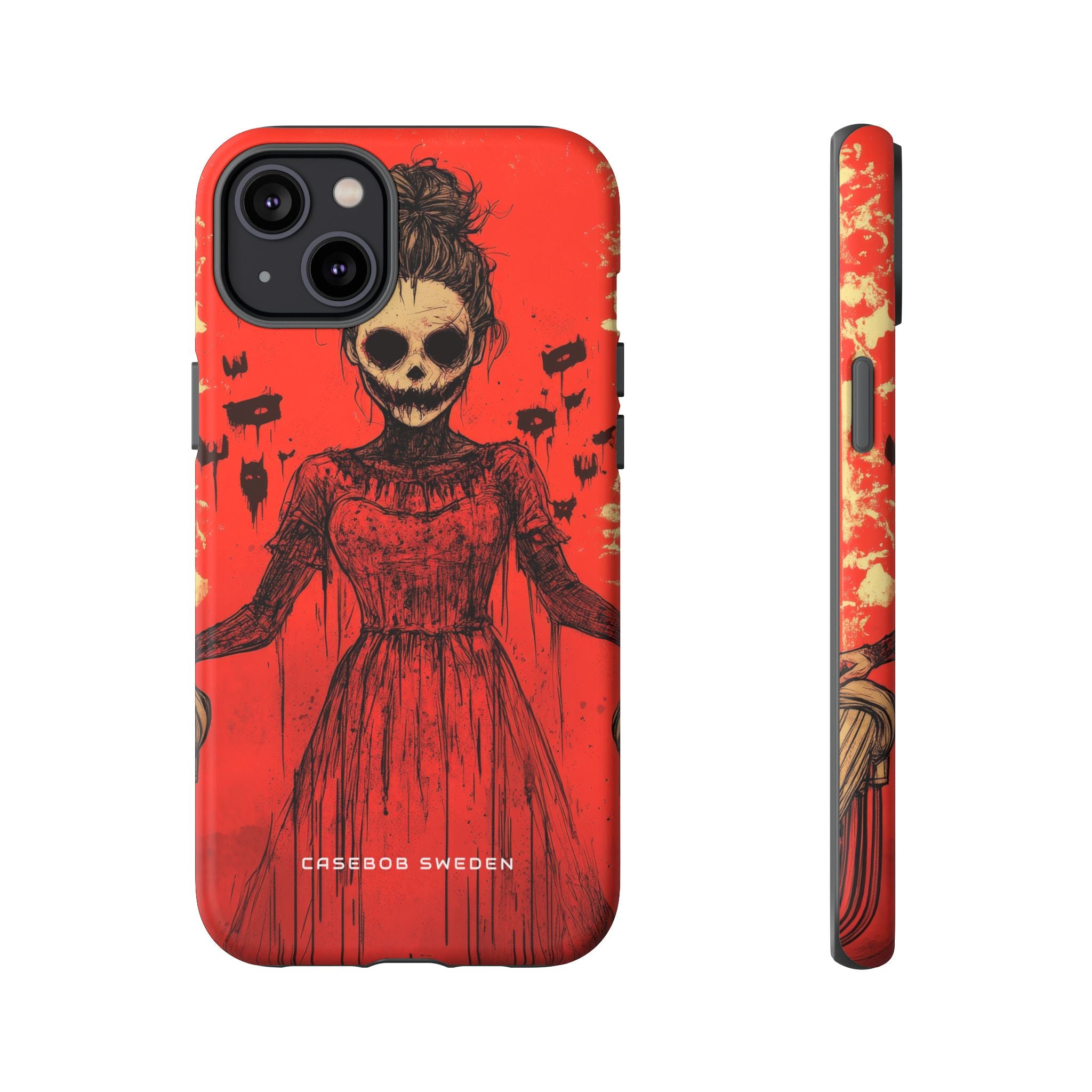 Haunting Scarlet Descent iPhone 14 - Tough Phone Case