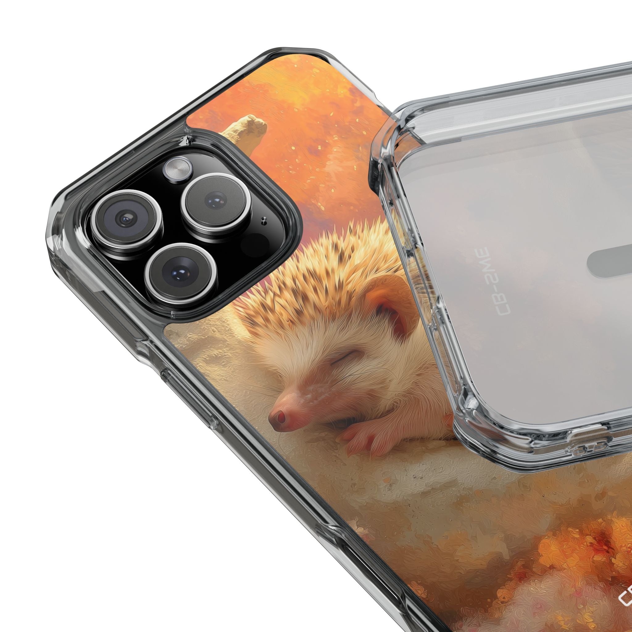 Hedgehog Rests Dreaming iPhone Case - Impact