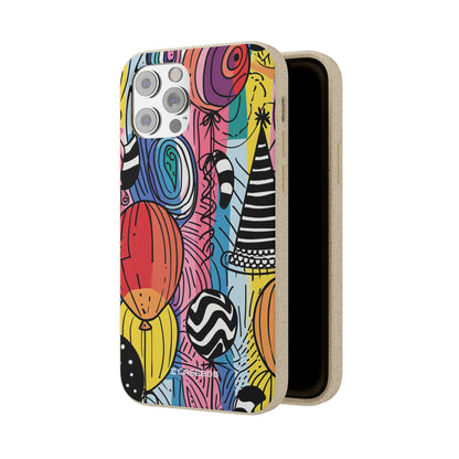 Vibrant Party Whimsy | Biodegradable Phone Case