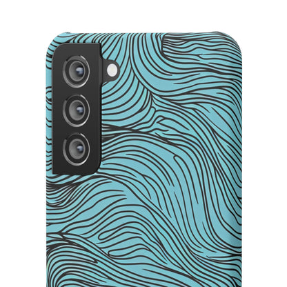 Wavy Serenity | Slim Phone Case for Samsung