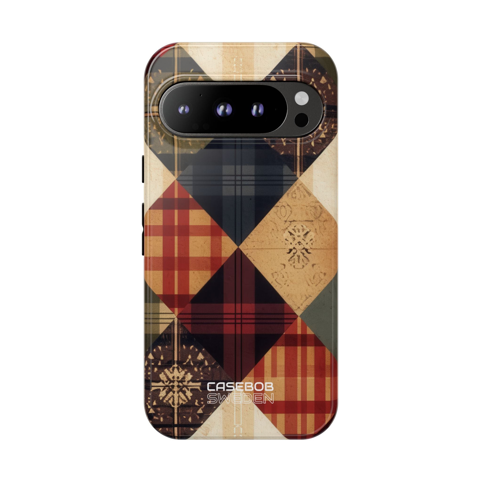Rustic Quilt Charm Google Pixel 9 - Tough