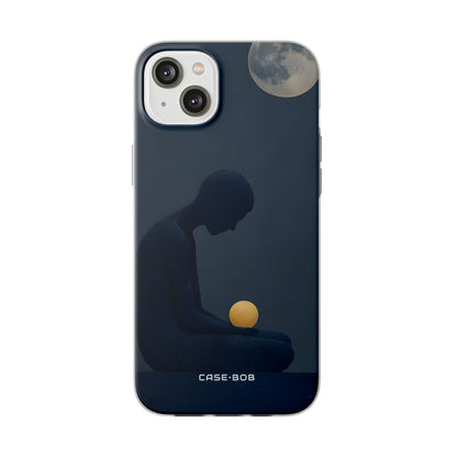 Moonlit Contemplation iPhone 14 Plus Case - Soft