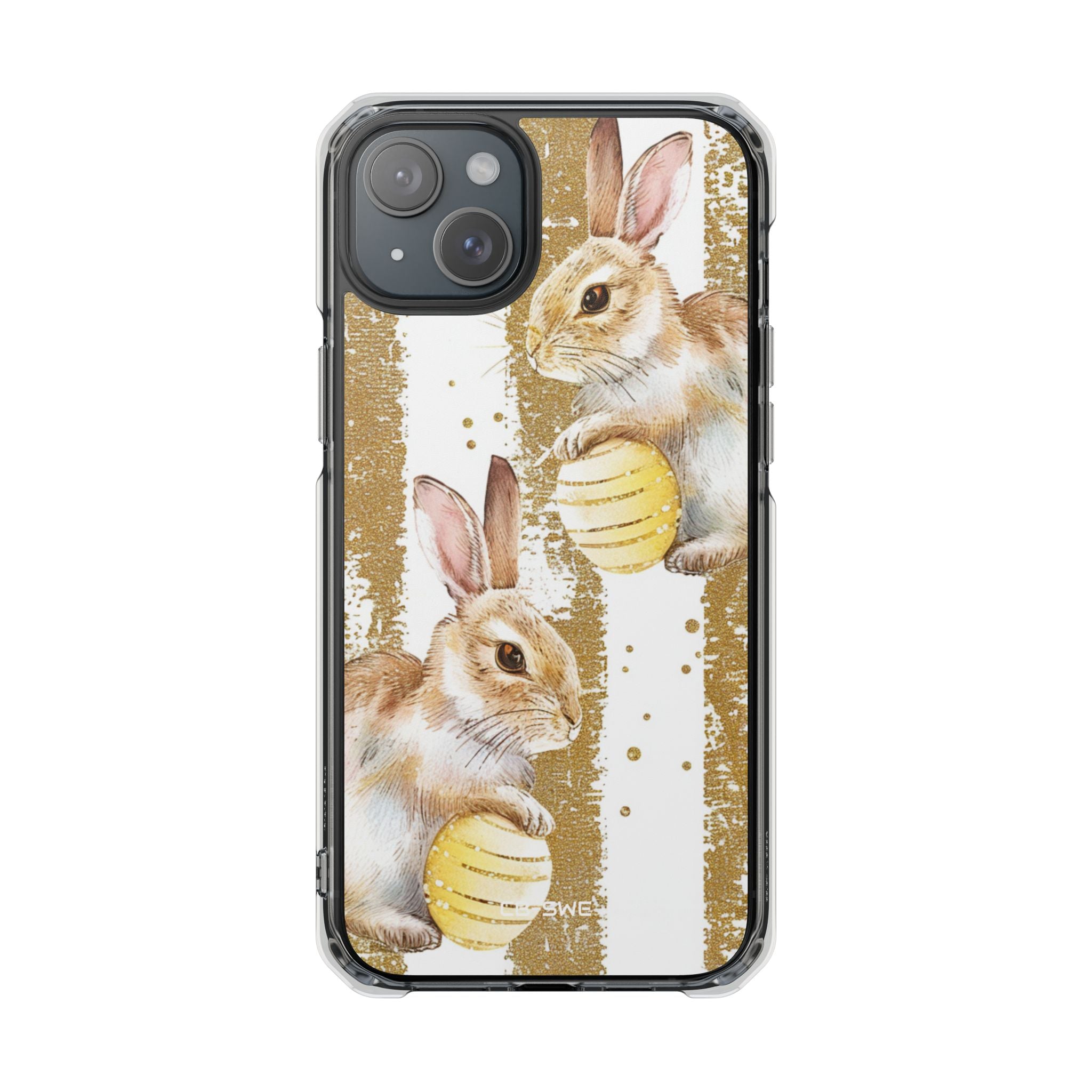 Bunnies Hold Eggs iPhone Case - Impact