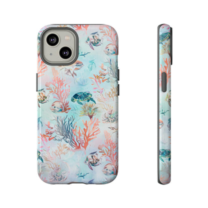 Pastel Underwater Serenade - Protective Phone Case