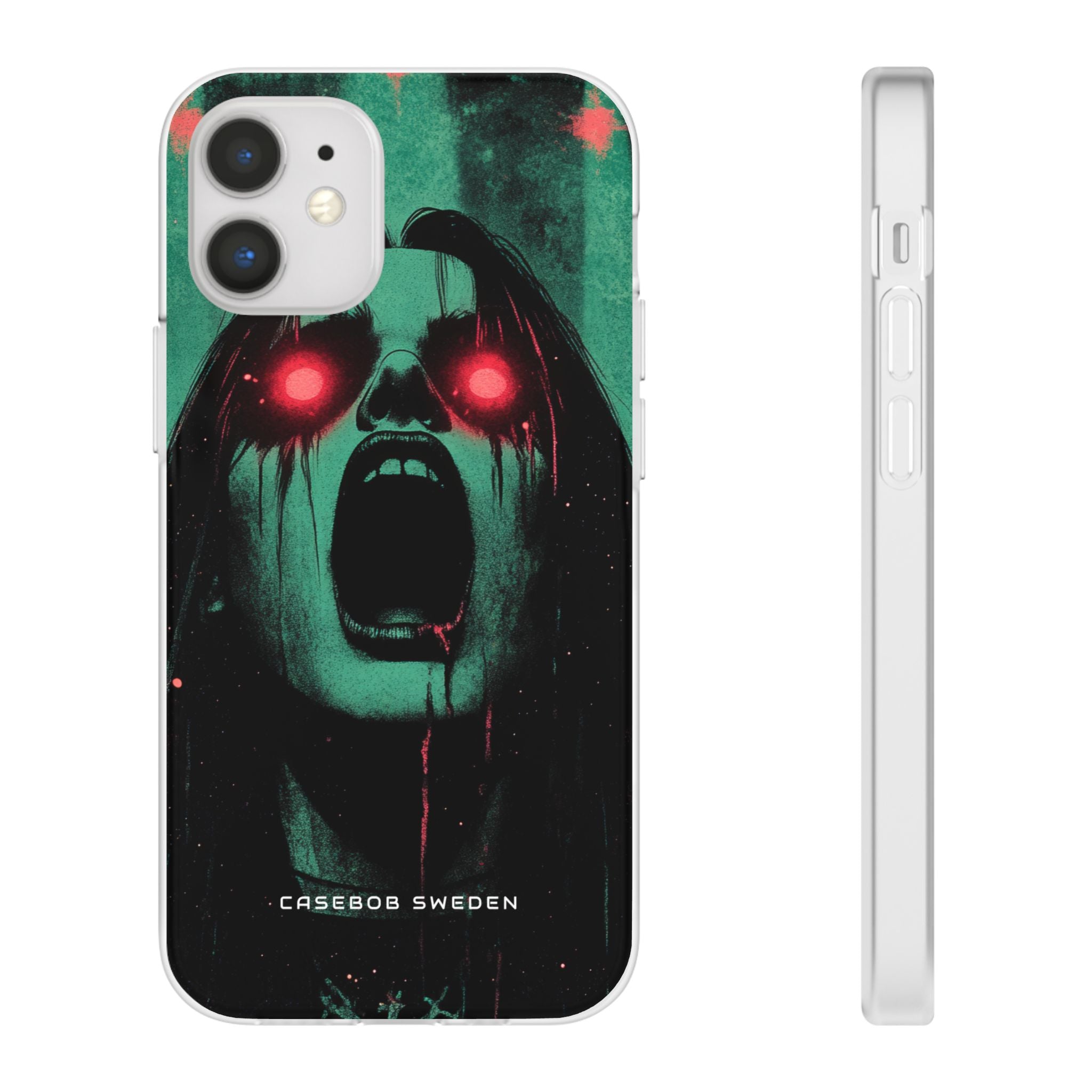 Haunting Glow of Gothic Eyes iPhone 12 - Flexi Phone Case