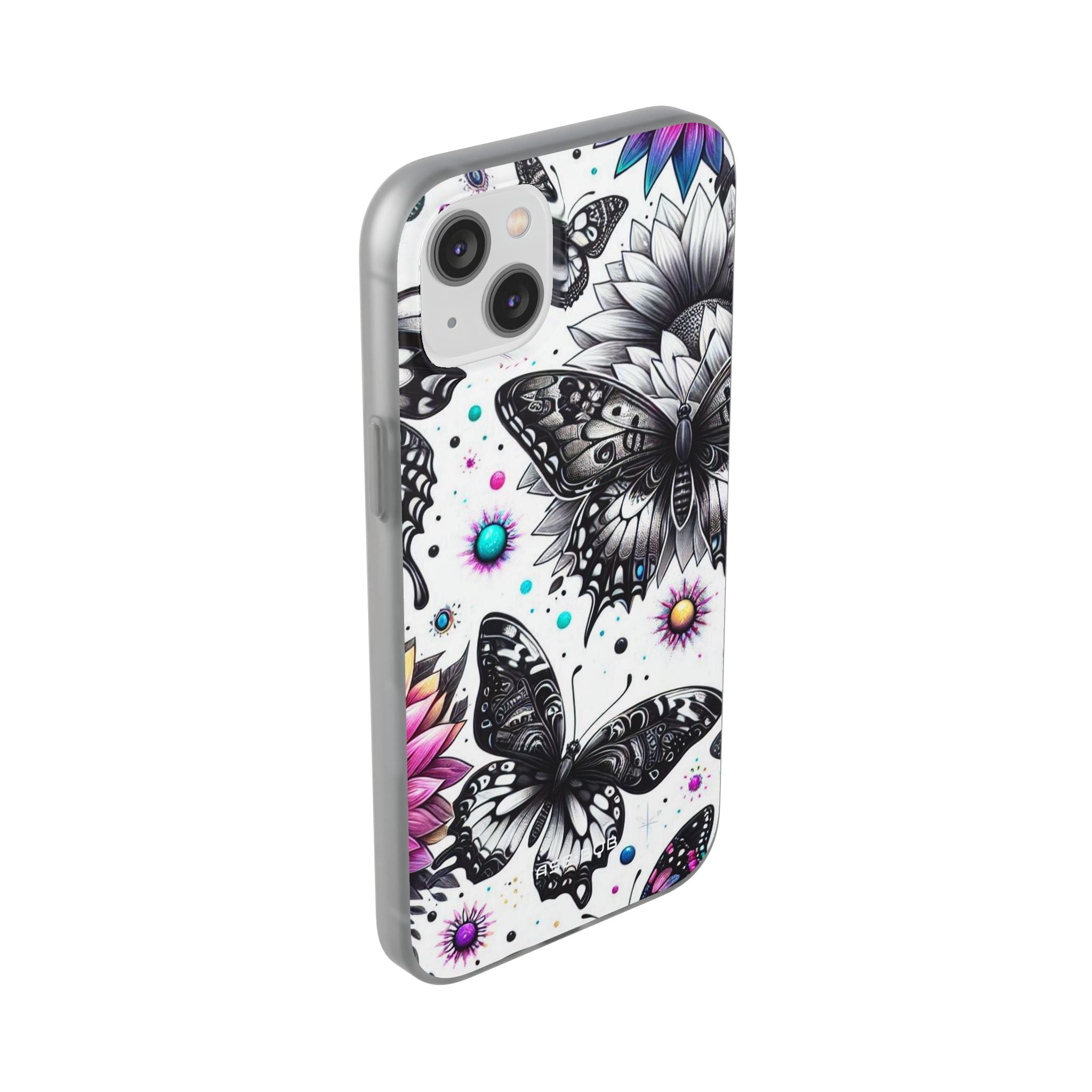 Butterfly Bloom iPhone 14 Plus Case - Soft