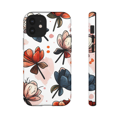 Vibrant Floral Harmony - iPhone Case