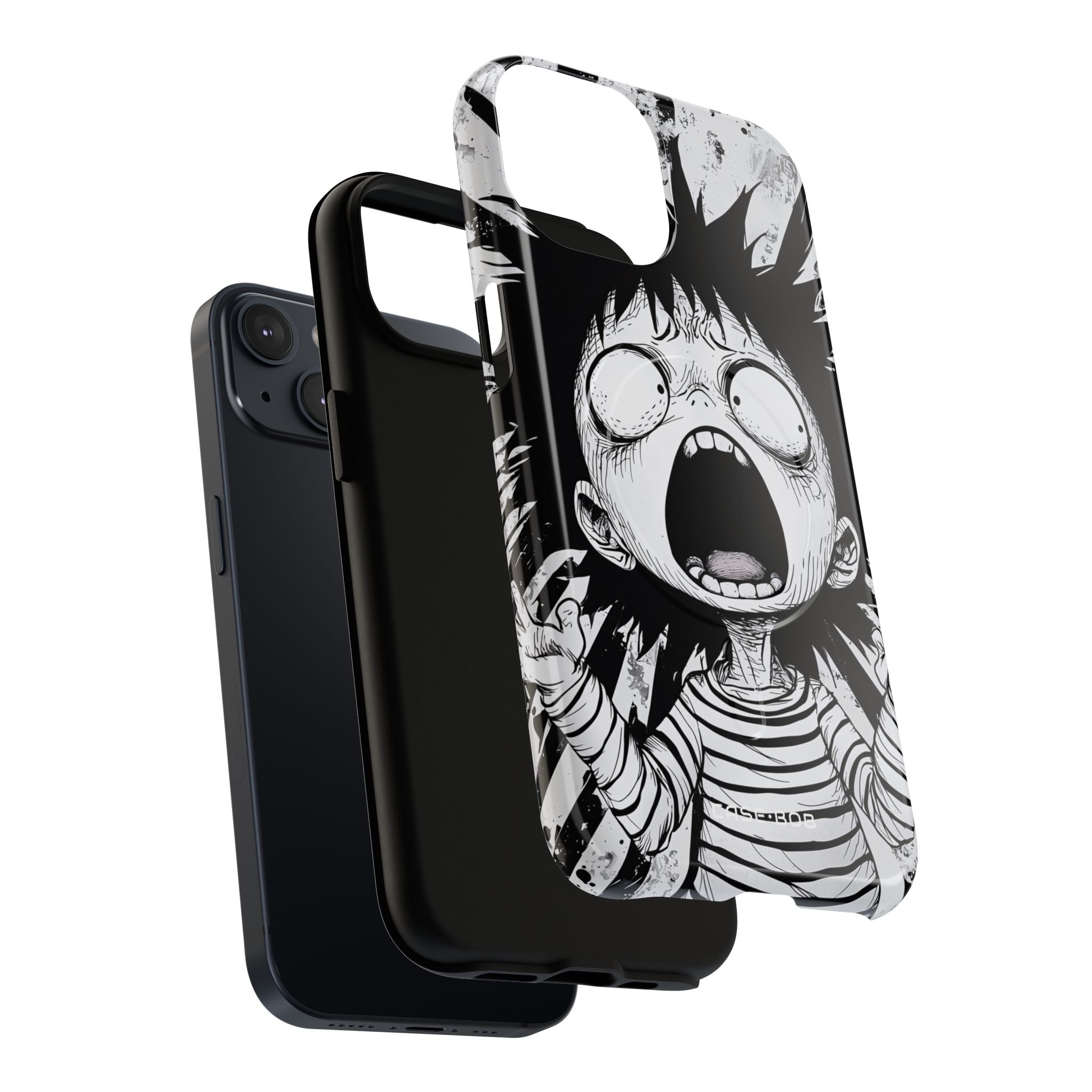 Screaming Stripes iPhone 14 Case - Tough+