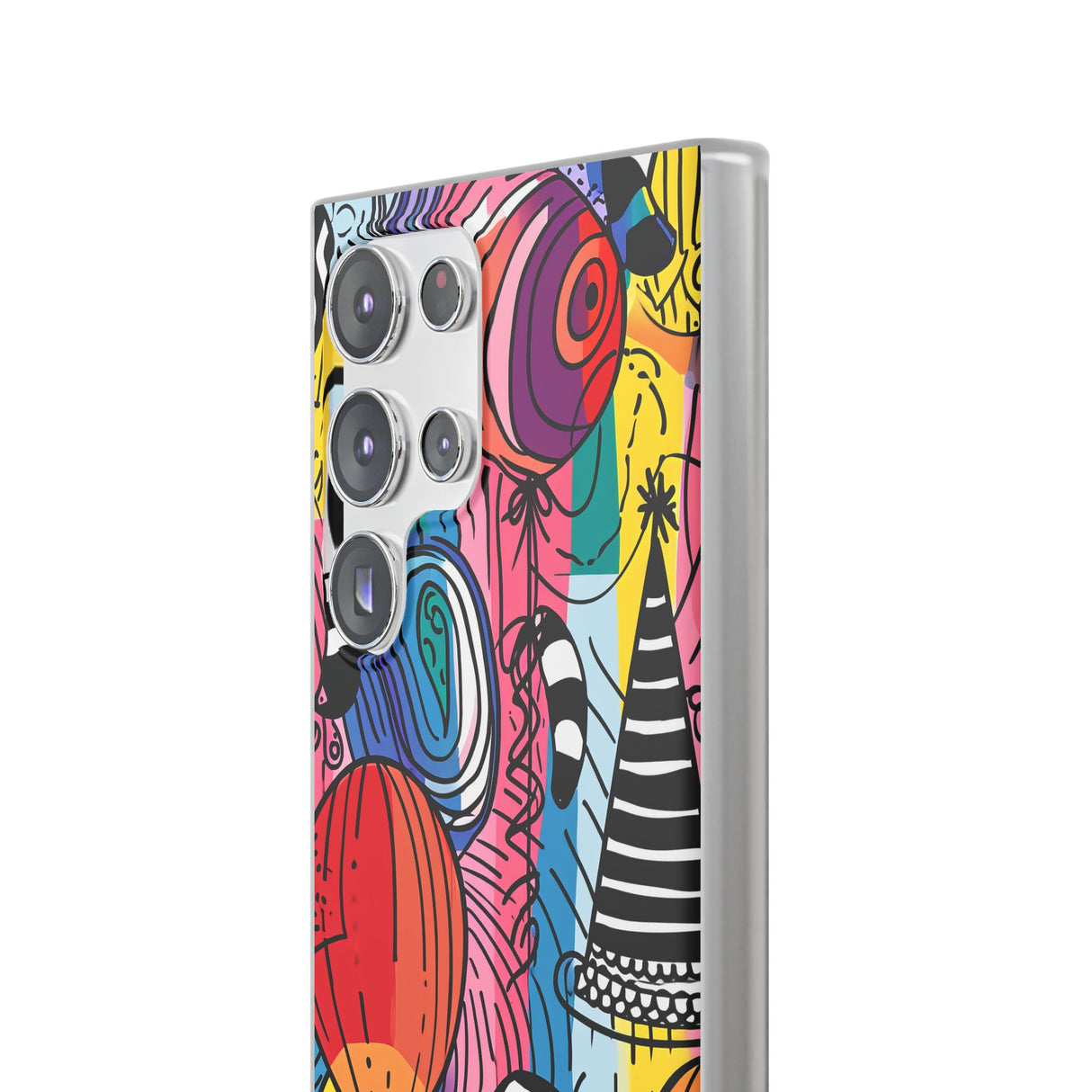 Vibrant Party Whimsy | Flexible Phone Case for Samsung Galaxy