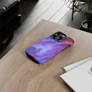 Purple Cosmos Ink Art iPhone Case (Protective) Phone Case