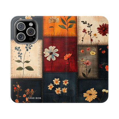 Patchwork Blooms - iPhone 16 Pro Case - Wallet