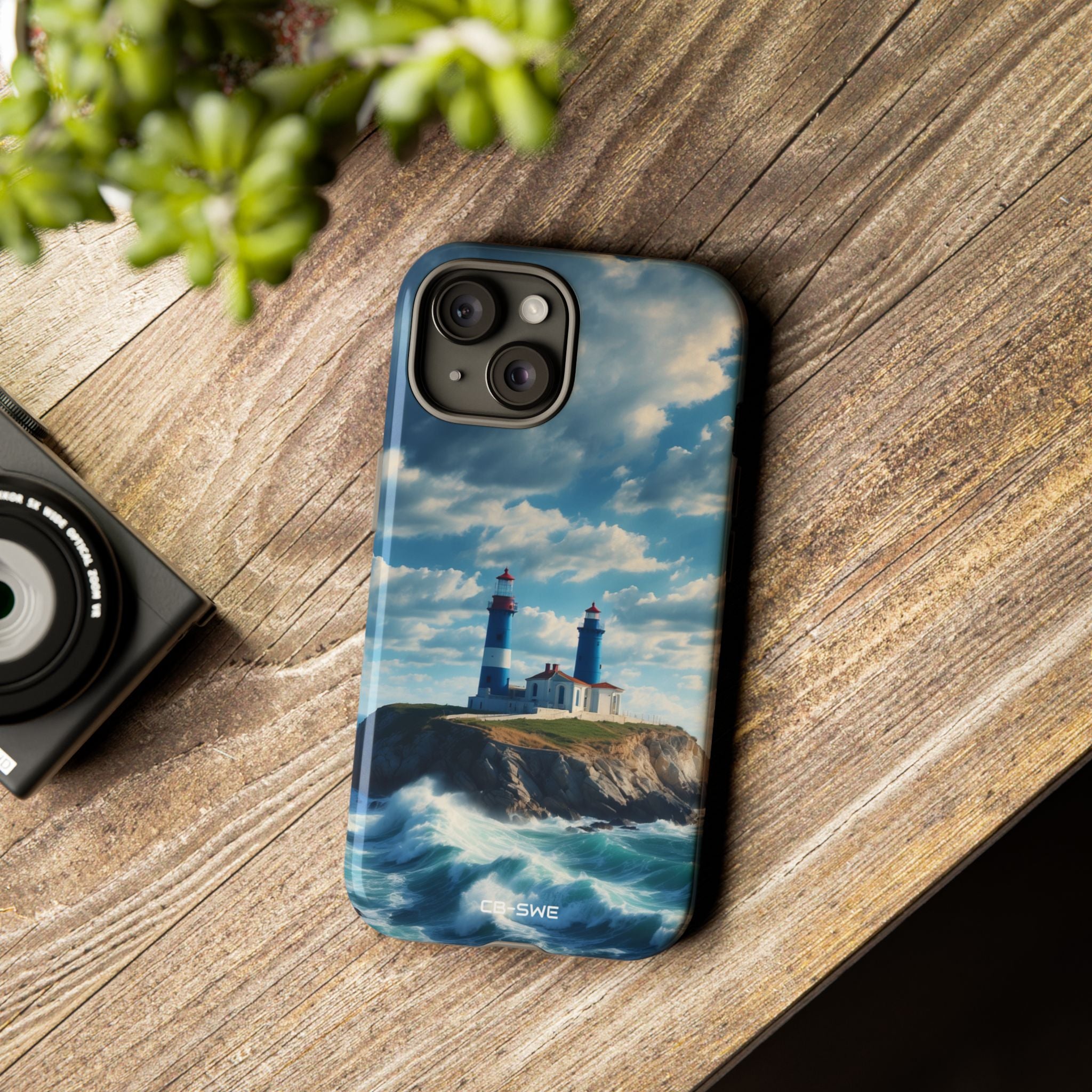 Lighthouse Guards Waves - iPhone Case