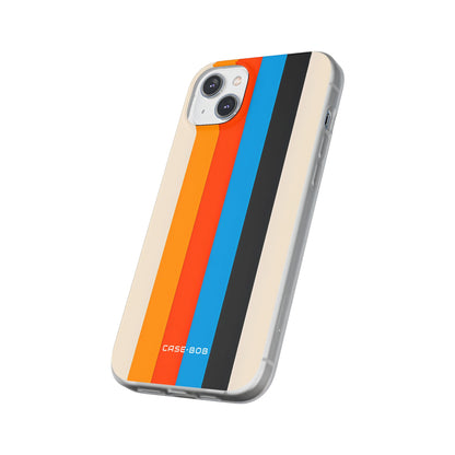Vivid Stripe Harmony iPhone 14 Plus Case - Soft