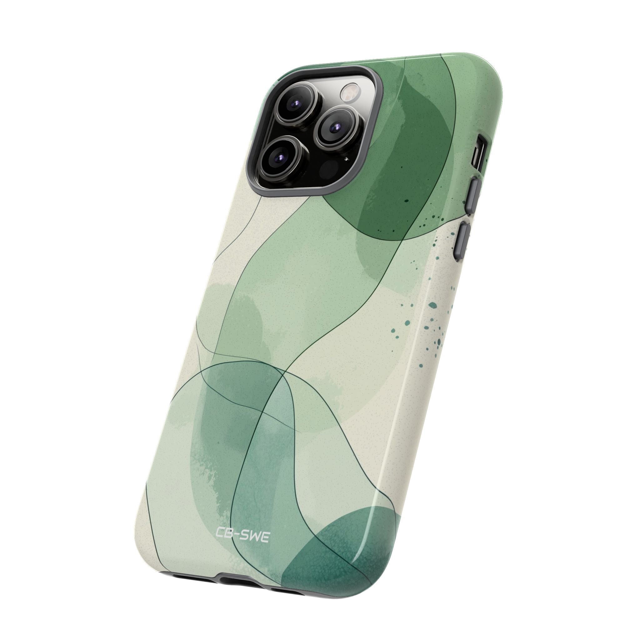 Green Waves Dance - iPhone Case
