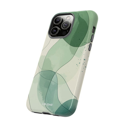 Green Waves Dance - iPhone Case
