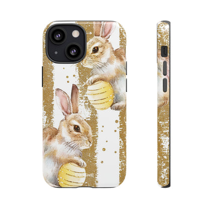 Bunnies Hold Eggs - iPhone Case