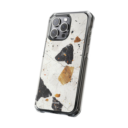 Golden Shapes Dance iPhone Case - Impact