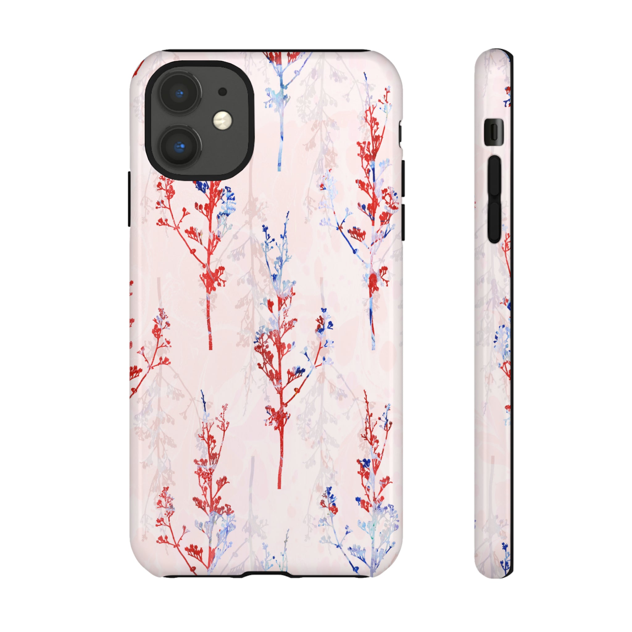 Pink Vintage Flowers - Protective Phone Case