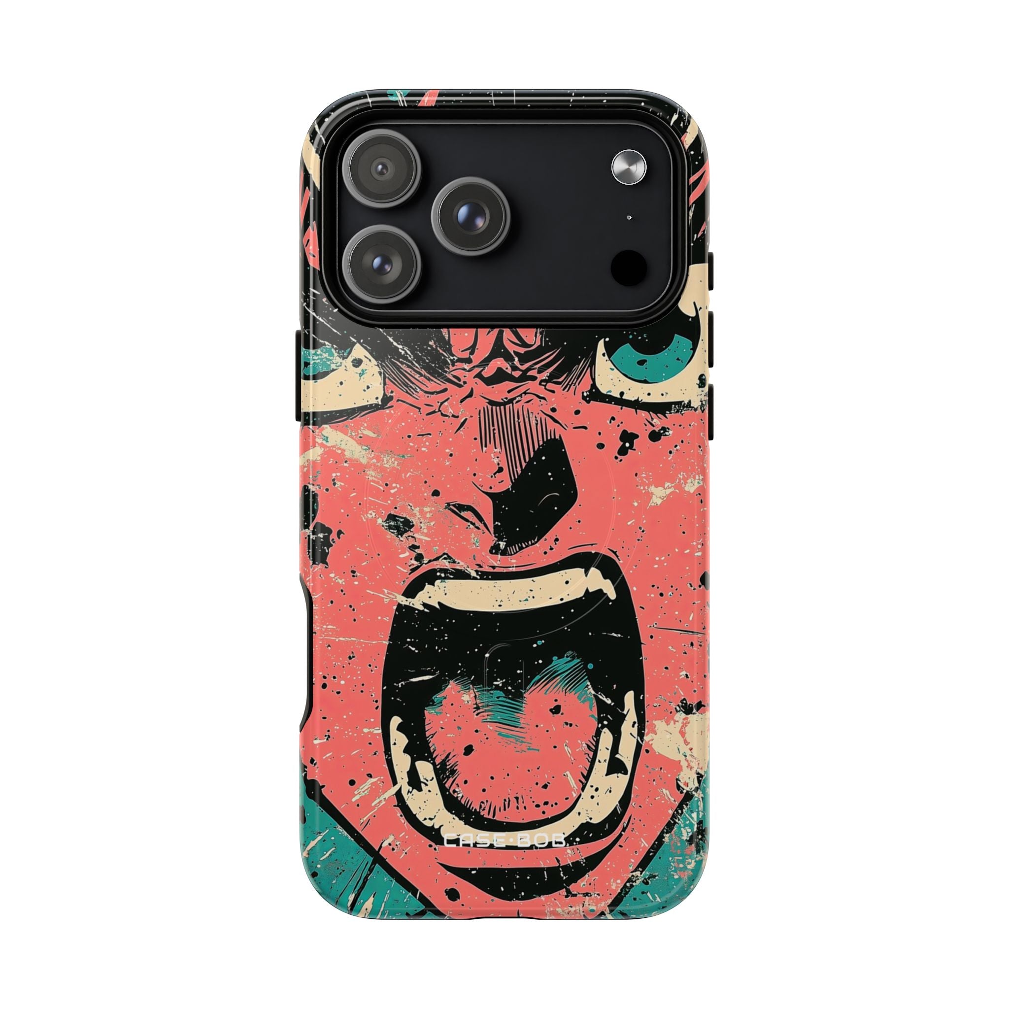 Screaming Face Pink iPhone 17 Pro Max Case - Tough+