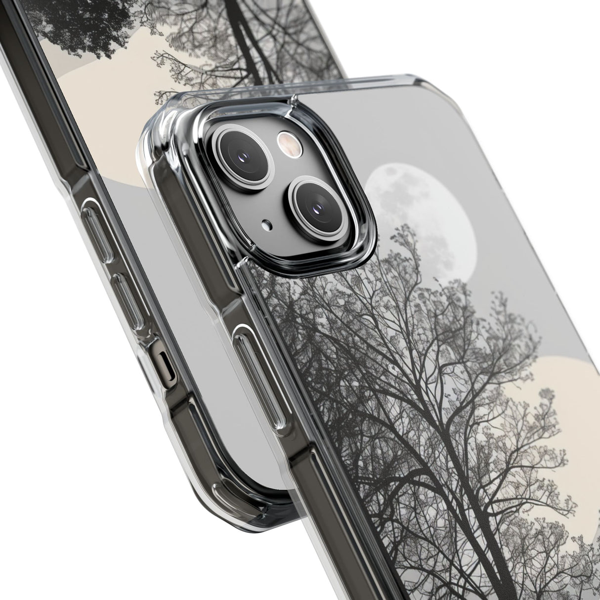 Moonlit Elegance - Phone Case for iPhone (Clear Impact - Magnetic)