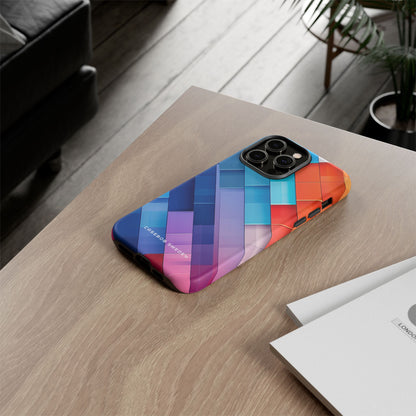 Vibrant GeoFlow iPhone 14 - Tough Phone Case