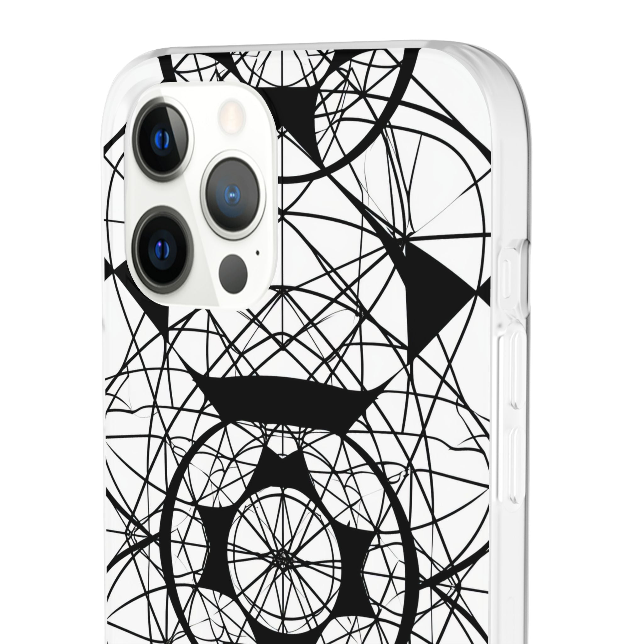 Geometric Hypnosis | Flexible Phone Case for iPhone