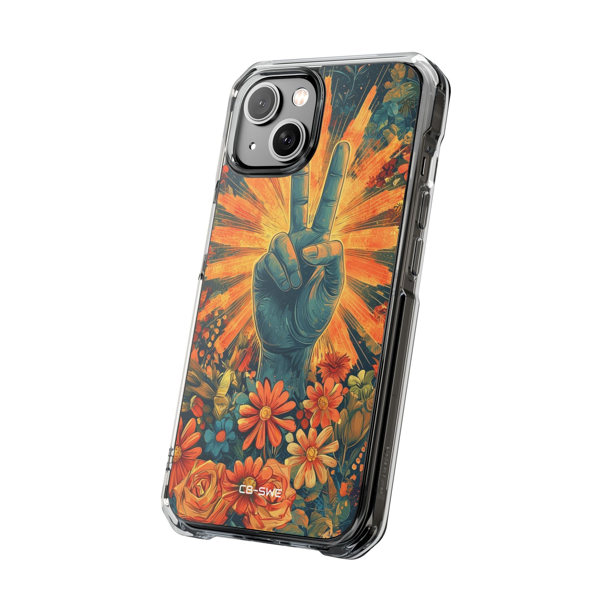 Flowers Embrace Peace iPhone Case - Impact