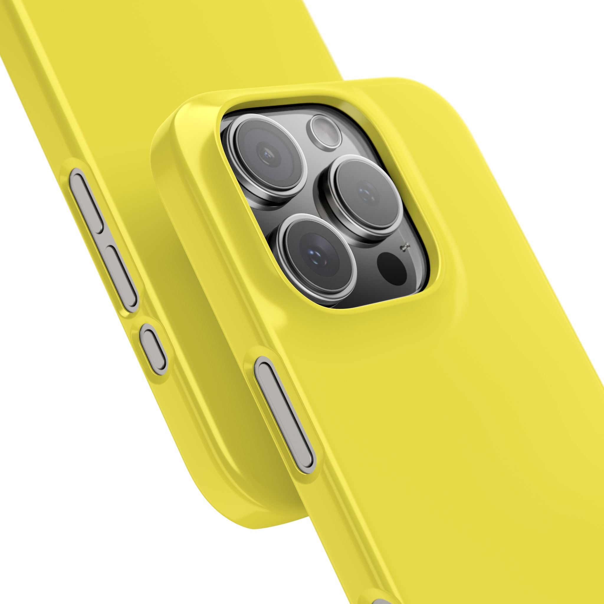 Lemon Yellow - Slim iPhone 16 Phone Case