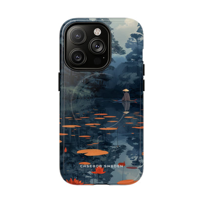 Tranquil Lotus Reflections iPhone 14 | Tough+ Phone Case