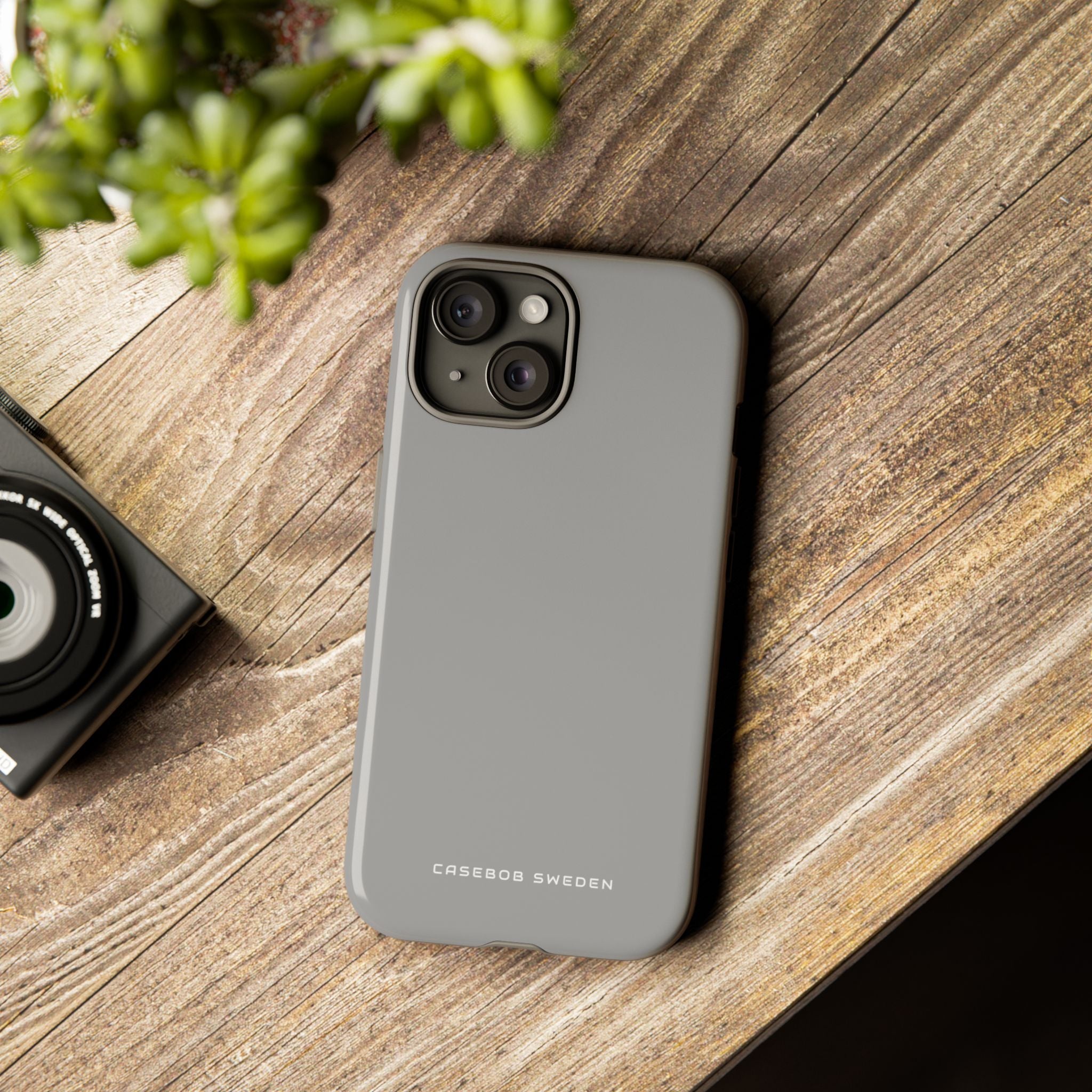 Dark Gray iPhone 15 - Tough Phone Case