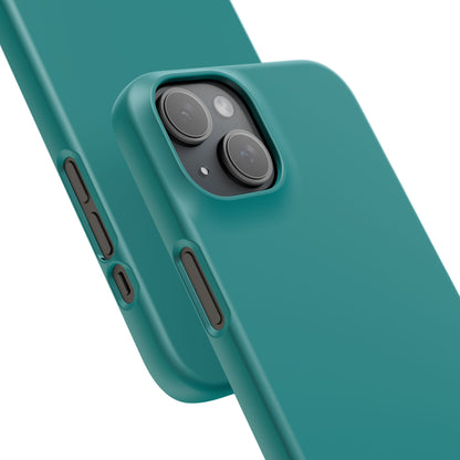 Dark Cyan iPhone 15 - Slim Phone Case