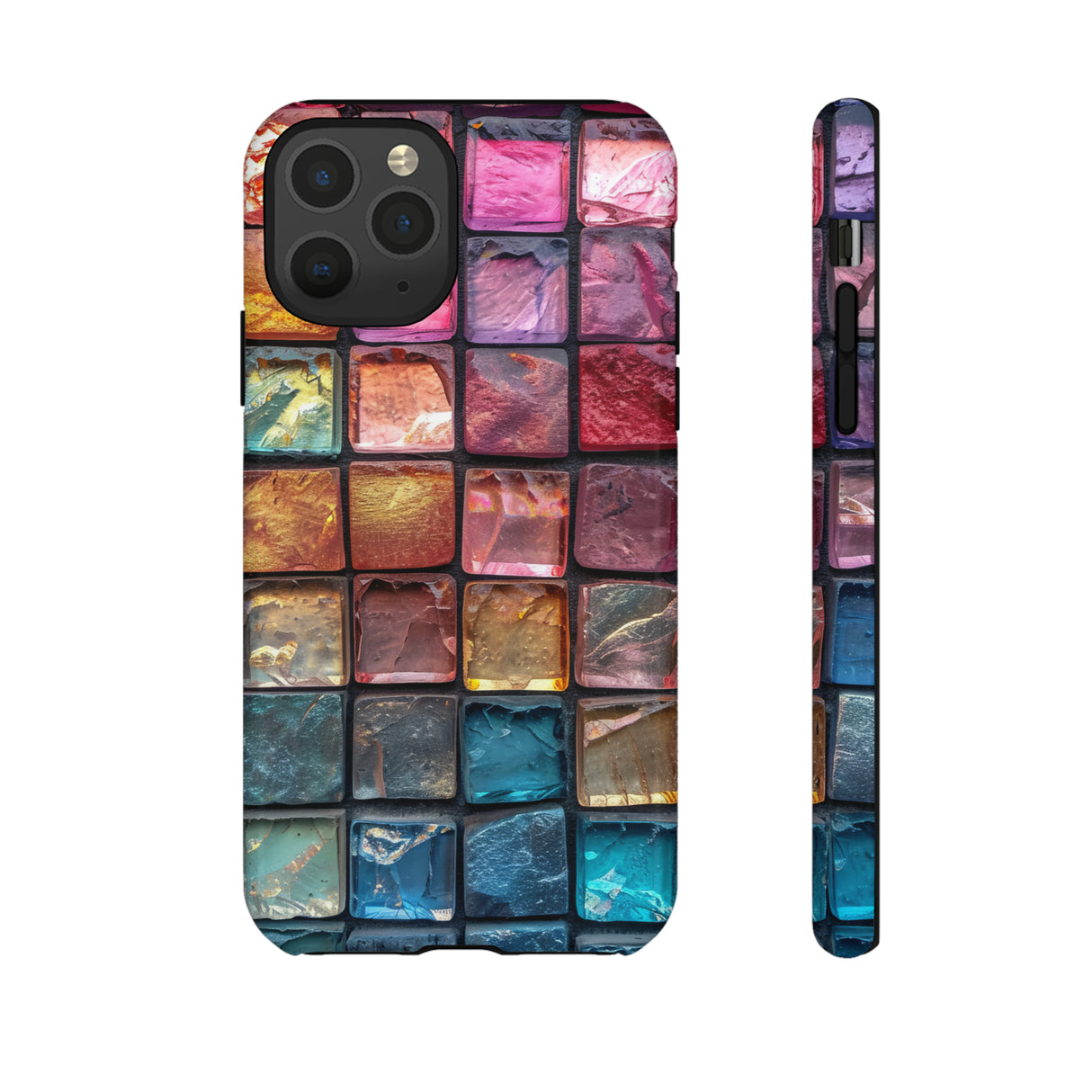 Pastell Mosaik Eleganz - Schutzhülle fürs Handy