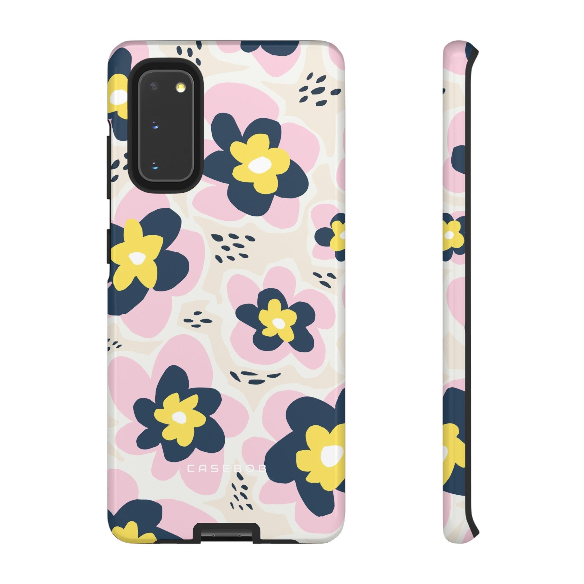 Pink Happy Flower - Protective Phone Case