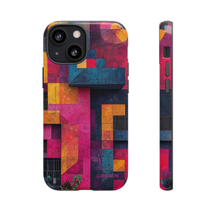 Electric Geometric Vibes - Protective Phone Case