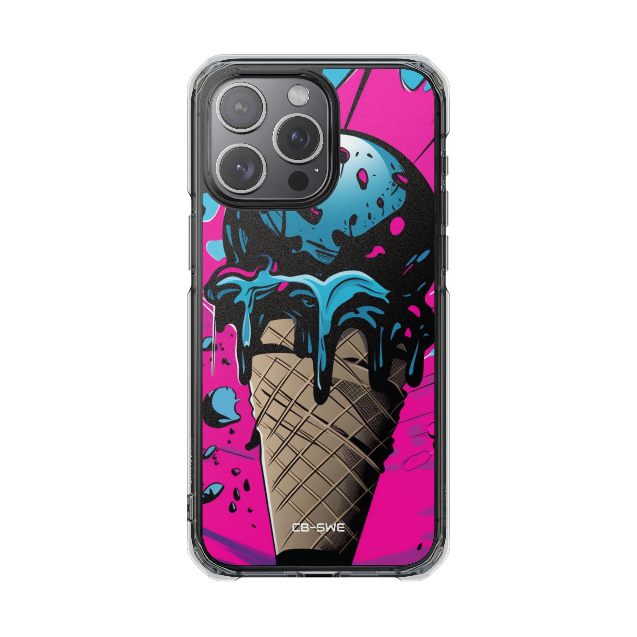 Vibrant Ice Cream Splash iPhone Case - Impact