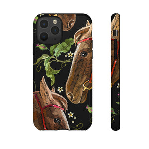 Horse Drawing - Protective Phone Case