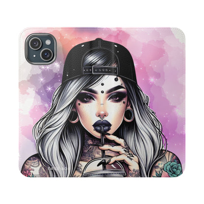 Silver Siren - iPhone 15 Plus Case - Wallet