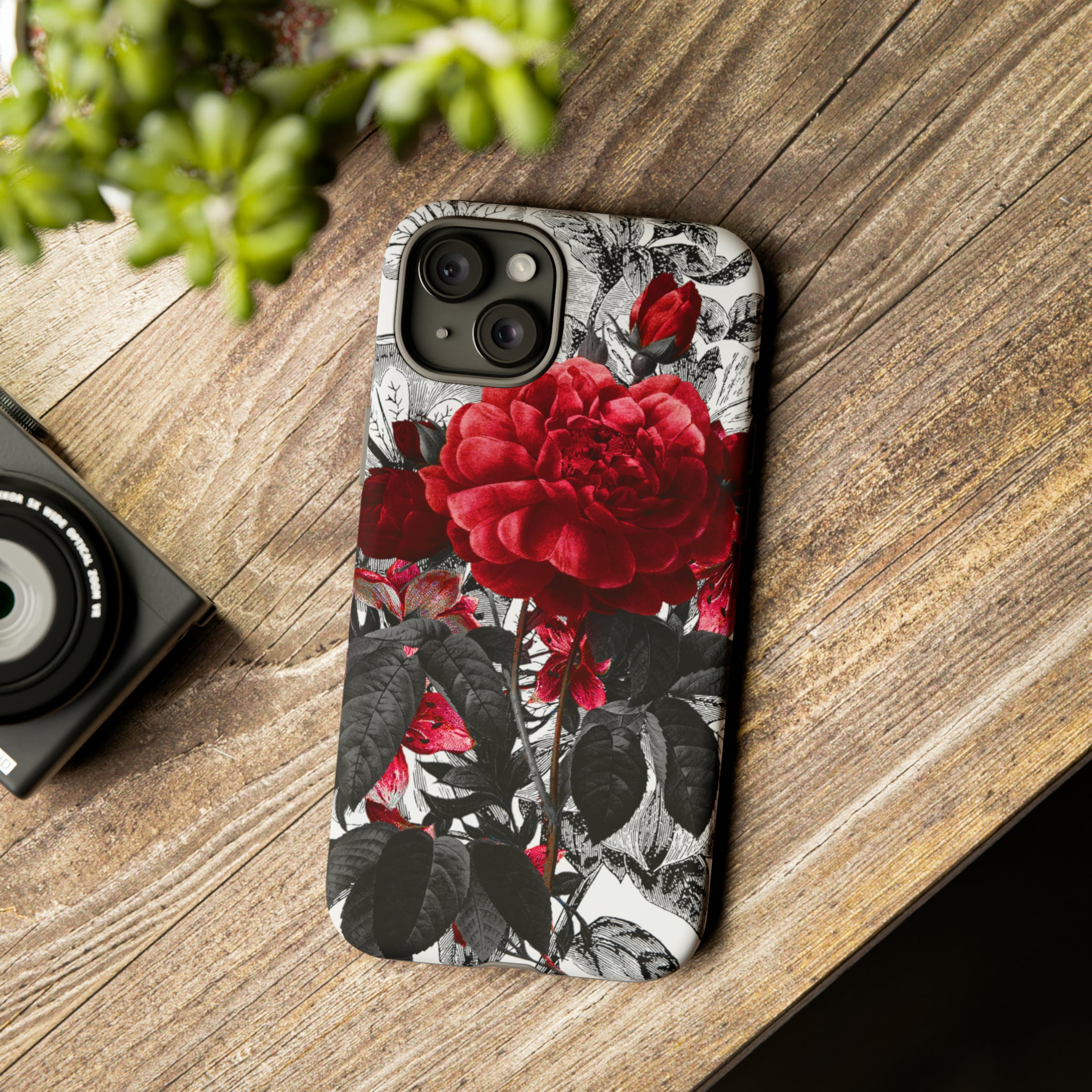 Grunicked Gothic Flower - Protective Phone Case