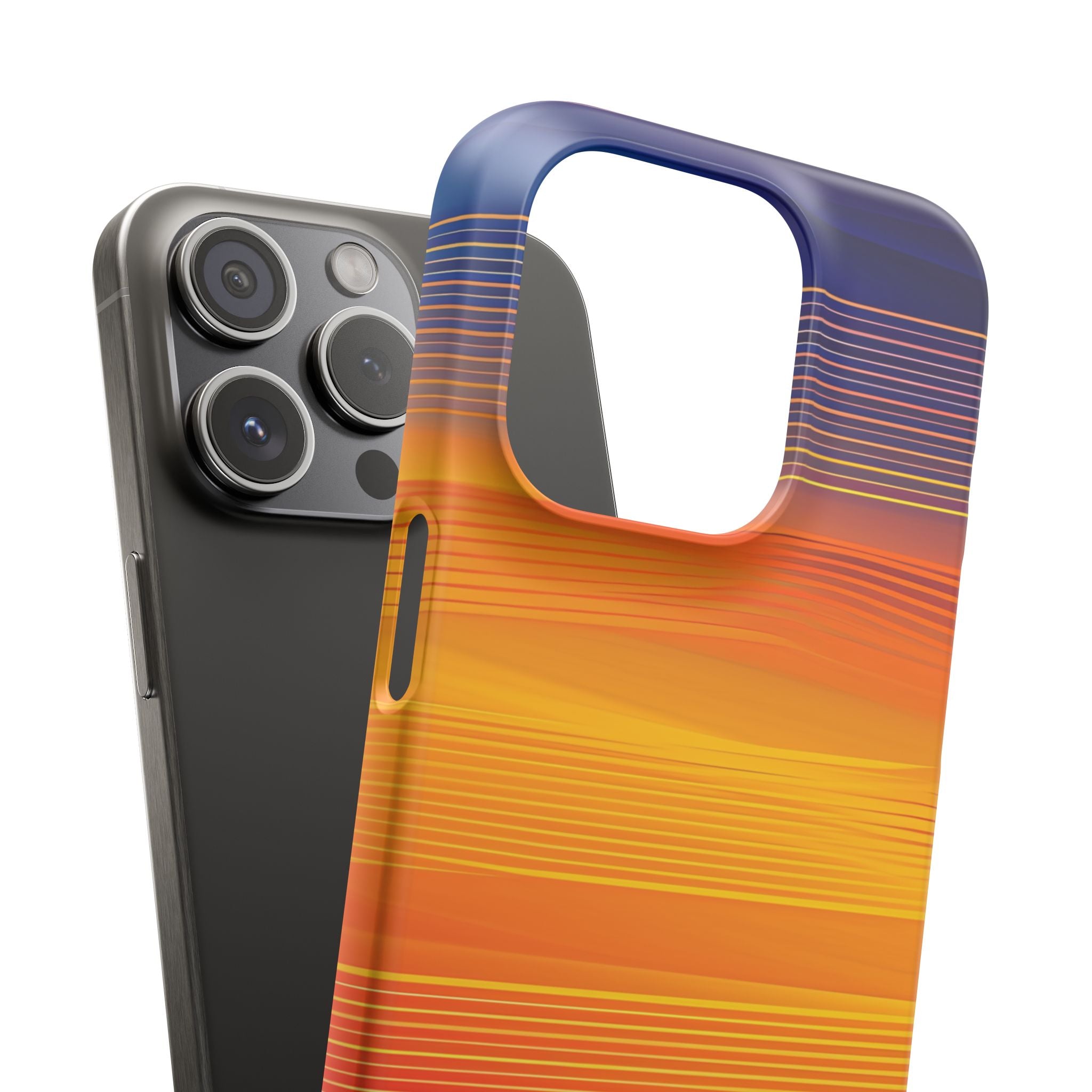 Gradient Sunset Flow iPhone 15 - Slim Phone Case