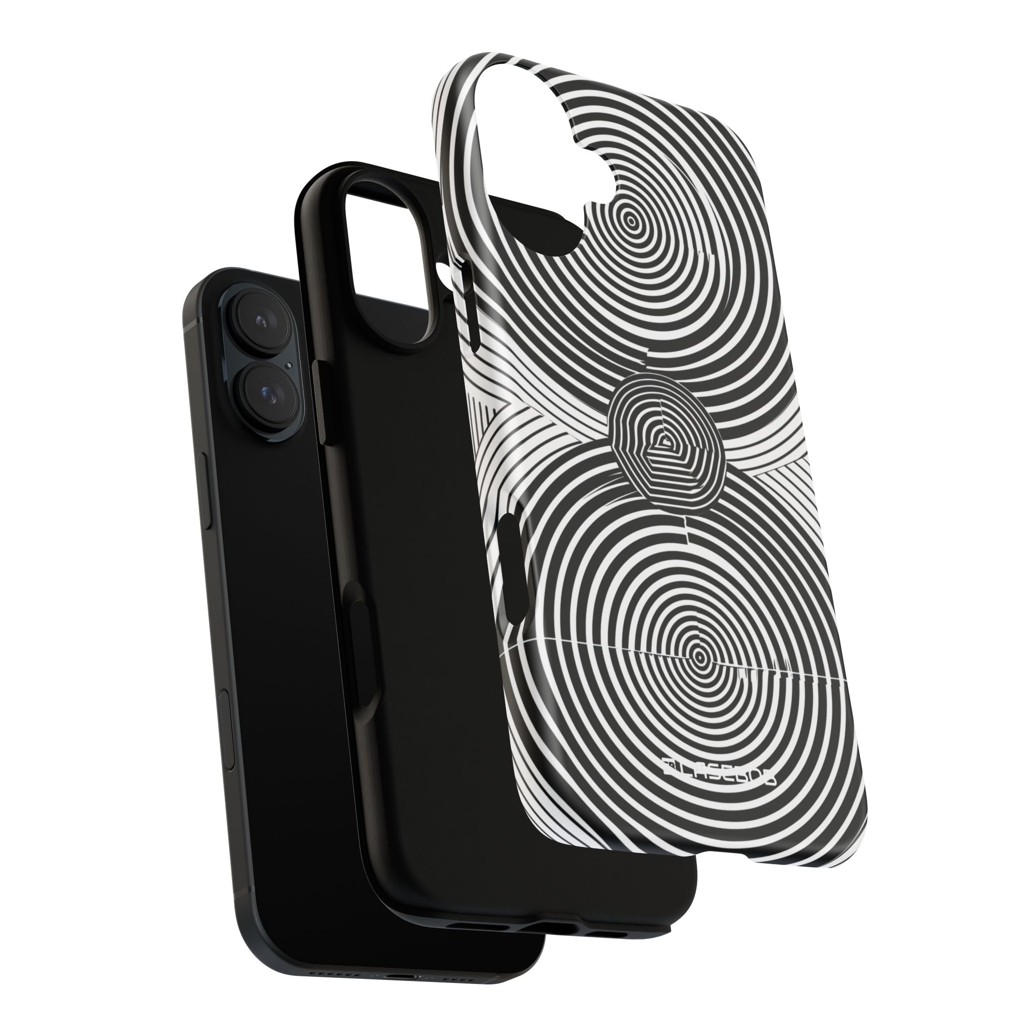 Dynamic Depth: Black and White Op-Art - for iPhone 16