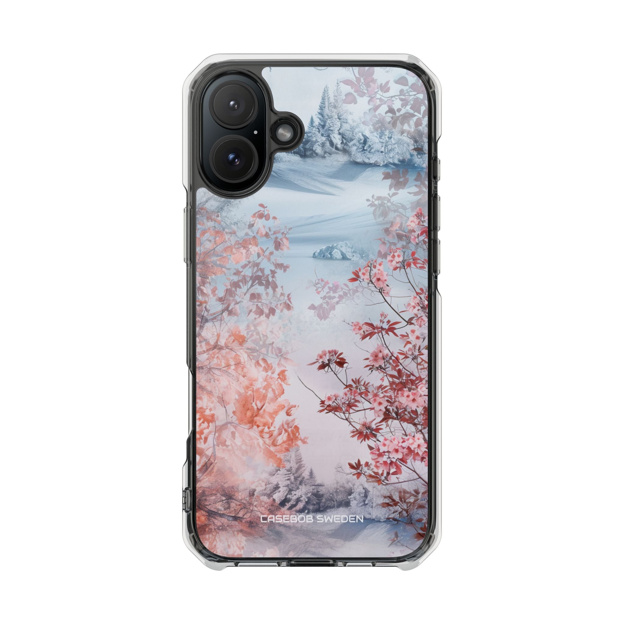 Floral Serenity Case - Clear Impact iPhone 16 Phone Case