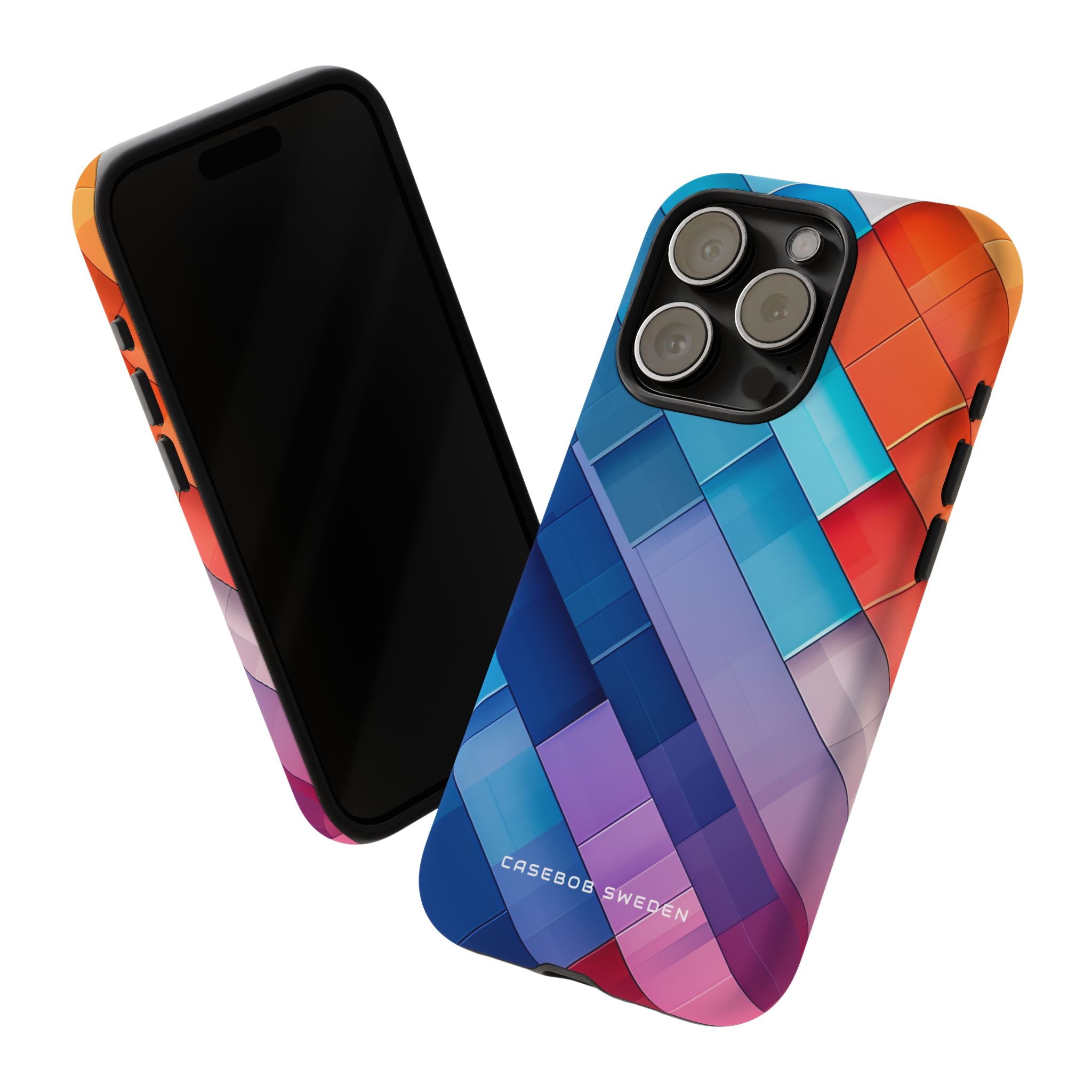 Vibrant GeoFlow iPhone 15 - Tough Phone Case