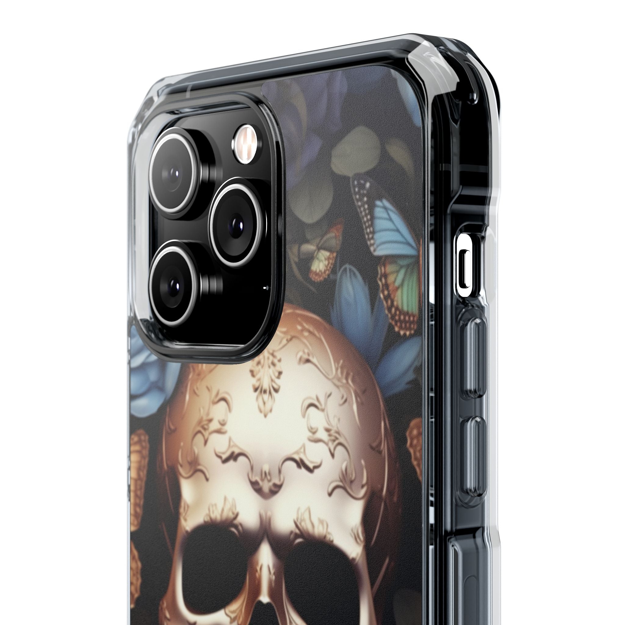 Skull Among Blossoms iPhone Case - Impact