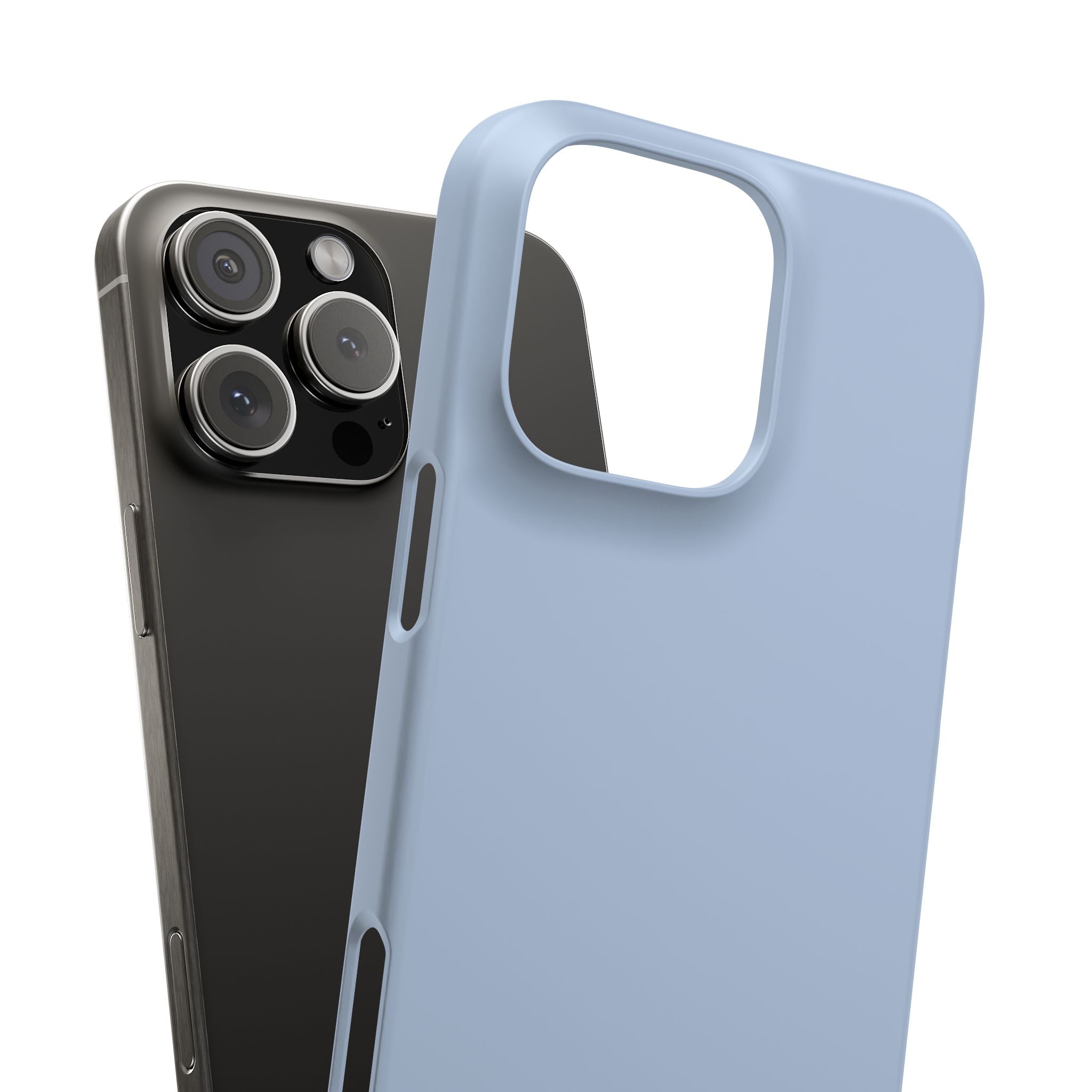 Light Steel Blue iPhone 16 - Slim Phone Case