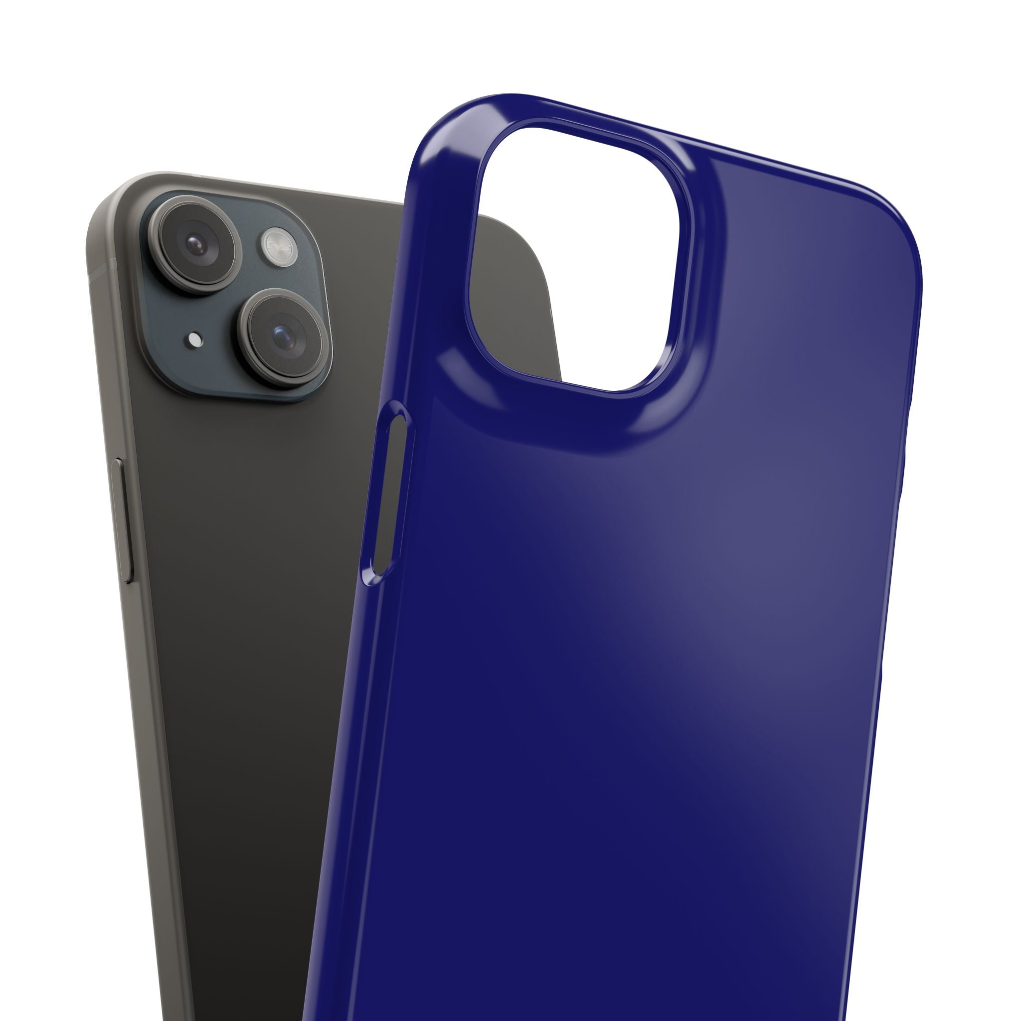 Mitternachtsblaues iPhone 15 - Schlanke Handyhülle