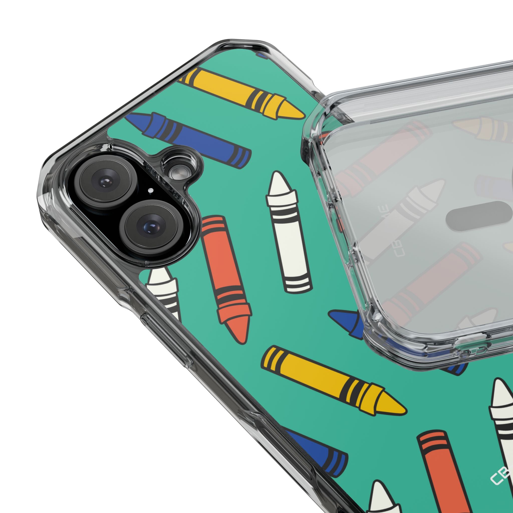 Crayons Dance Playfully iPhone Case - Impact
