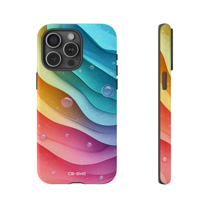 Waves Dance Playfully - iPhone Case