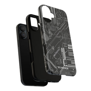 Circuitry Elegance: Futuristic Precision - for iPhone 16