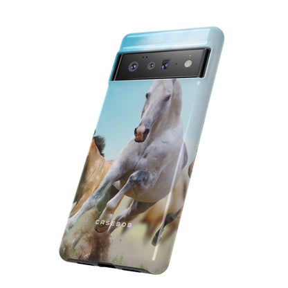 Blue Sky Horses - Protective Phone Case